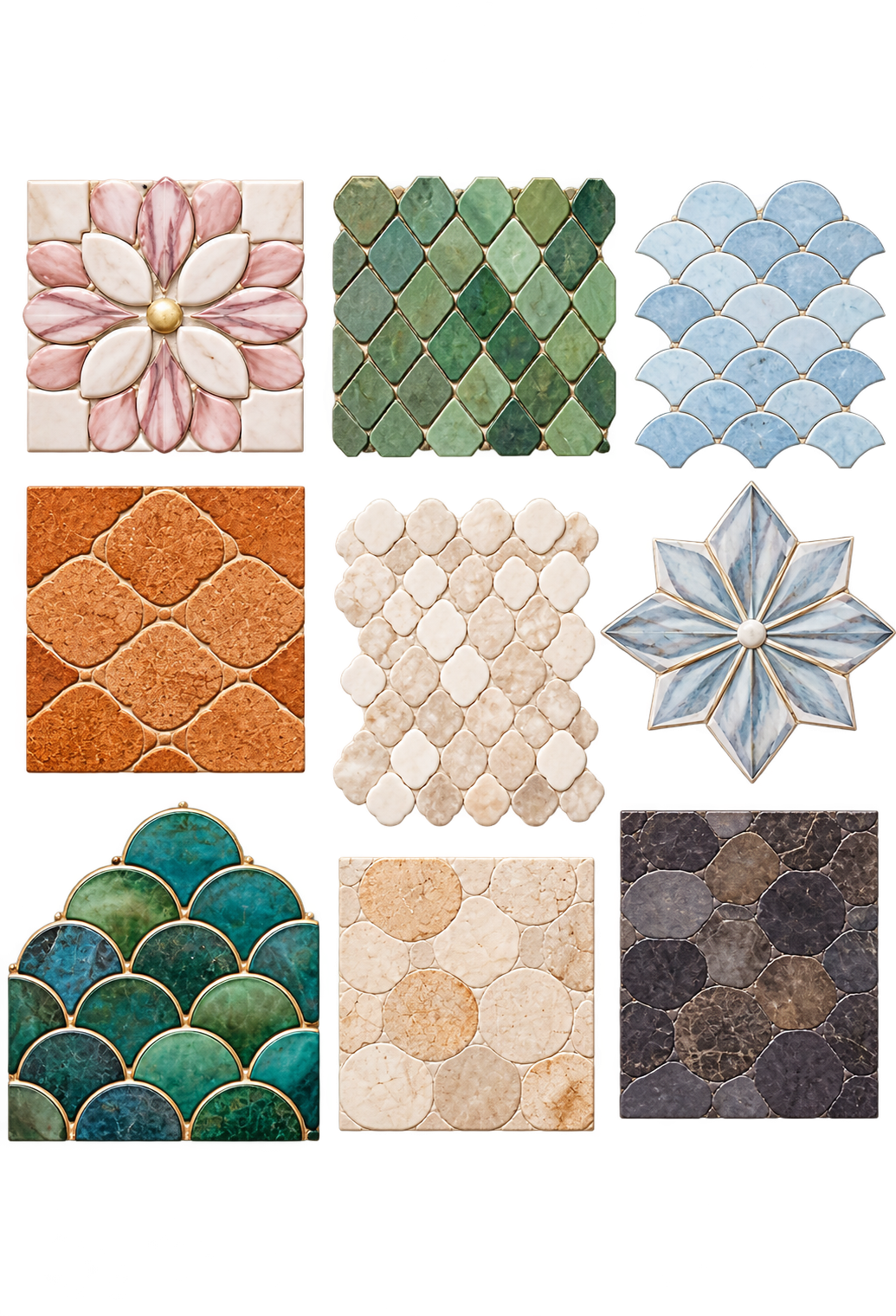Artisan Mosaic Tile Collection