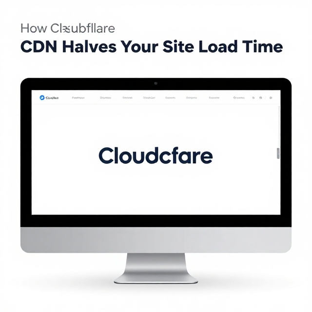 How Cloudflare CDN Halves Your Site Load Time
