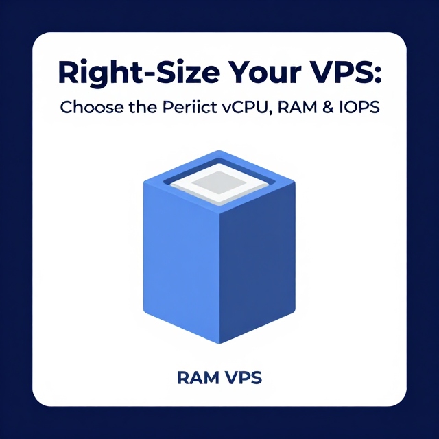 Right‑Size Your VPS: Choose the Perfect vCPU, RAM & IOPS