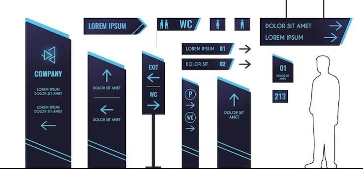 Directional Lawn Signs