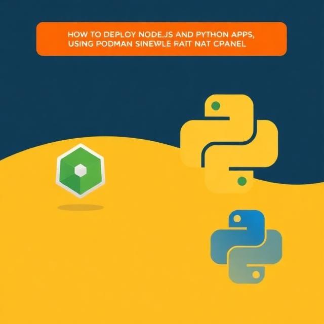 How to Deploy Node.js and Python Apps Using Podman in cPanel