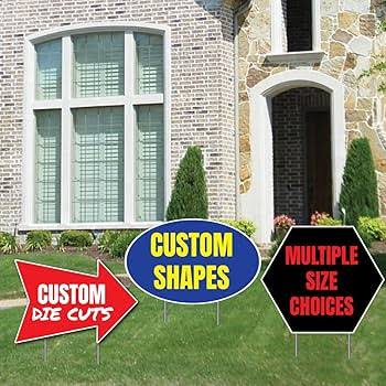 Custom Die-Cut Lawn Signs
