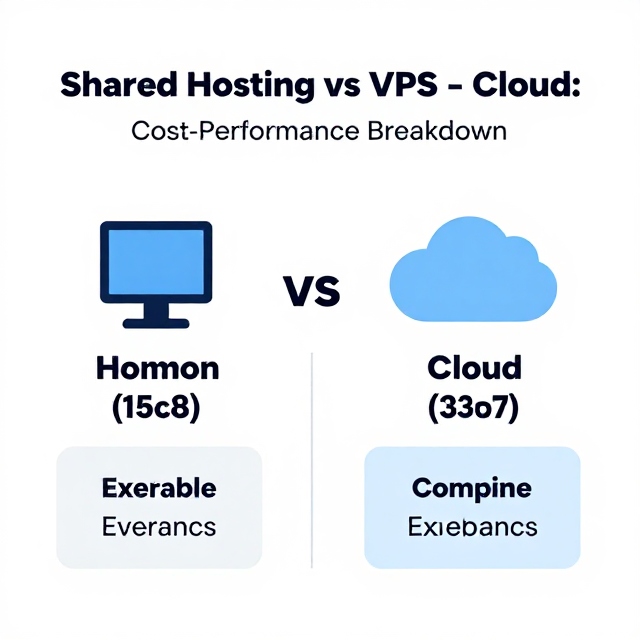 Shared Hosting vs VPS vs Cloud: Cost‑Performance Breakdown