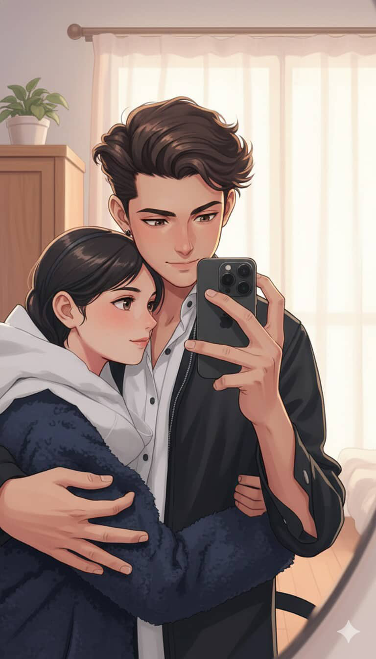 Romantic moment