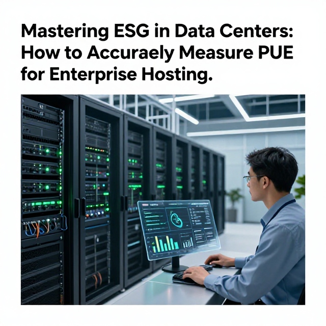 Mastering ESG in Data Centers: How to Accurately Measure PUE for Enterprise Hosting